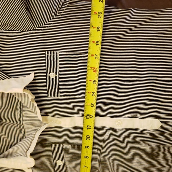 Polo Jeans Company Ralph Lauren stretch Vintage 3/4 button down dress shirt - Picture 8 of 12